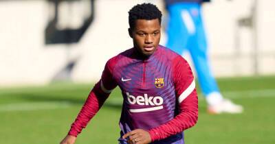 Watch: Ansu Fati returns to Barca training and gets standing ovation - msn.com - Spain