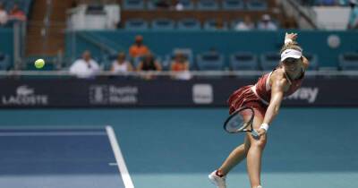 Tennis-Badosa, Sinner retire as early Miami Open action cut short