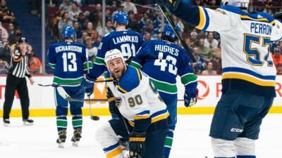 Elias Pettersson - Ville Husso - O'Reilly, Blues hand Canucks loss to sweep season series - tsn.ca - county St. Louis