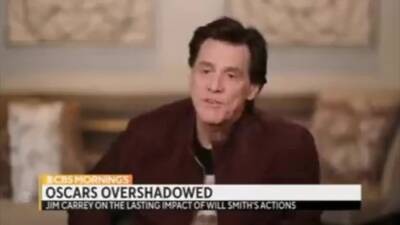 Jim Carrey habla sobre el bofetón de Will Smith: ojo al final porque da en el clavo a más no poder - Videos