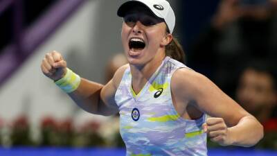 Iga Swiatek - Jessica Pegula - 'She's a legend' - Iga Swiatek beats Petra Kvitova at Miami Open as 'Sunshine Double' quest continues - eurosport.com -  Doha - India -  Miami