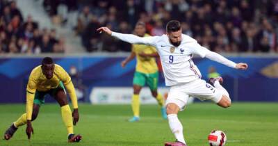 Les Bleus - Antoine Griezmann - Matteo Guendouzi - Olivier Giroud - Perfect angle of Olivier Giroud’s goal vs South Africa shows what a complete striker he is - msn.com - France - South Africa