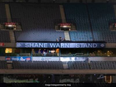 Shane Warne Stand Unveiled At MCG In Memory Of Spin Legend