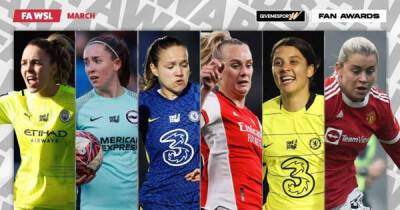 Emma Hayes - Sam Kerr - Alessia Russo - Sam Kerr, Alessia Russo lead nominees for GMS Fans’ WSL March Player of the Month - msn.com - Britain - Norway -  Man