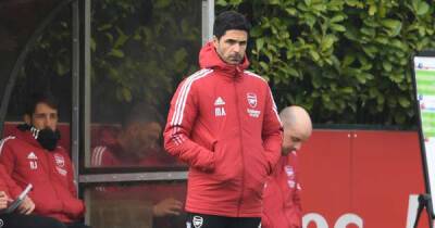 Mikel Arteta sweating on fitness of two key players as duo miss secret Arsenal friendly