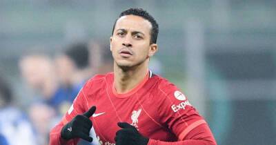 Thiago plays down ‘not the most exciting’ Liverpool career claim and shrugs off Man City chance