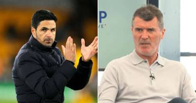 Roy Keane fires warning to Mikel Arteta as Arsenal battle Man Utd and Spurs for top-four