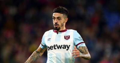 West Ham star Manuel Lanzini in car crash as Mercedes flips en route to training