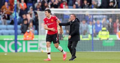 Brendan Rodgers predicts how Manchester United's Harry Maguire will respond to England boos