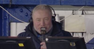 Ian Wright - Ally Maccoist - Ally McCoist pre Rangers throwback has TV studio in hysterics as Ibrox hero stitched up with 'then and now' snap - dailyrecord.co.uk