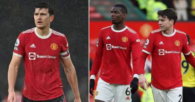 Harry Maguire's form is being questioned by his Man United teammates