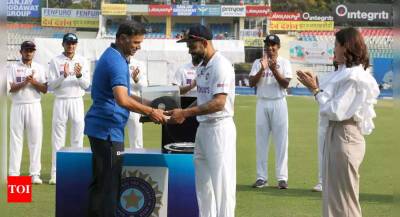 Rahul Dravid - Sachin Tendulkar - Jay Shah - Sourav Ganguly - Anil Kumble - Ishant Sharma - In times of three formats, I played 100 Tests; next generation can take that from my career: Virat Kohli - timesofindia.indiatimes.com - India - Sri Lanka