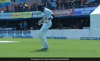 Viral Video: Virat Kohli's "Walk Of GOAT" On 100th Test