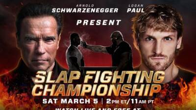 Logan Paul - Schwarzenegger y Logan Paul se unen a las competiciones de bofetadas - en.as.com