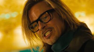 Brad Pitt - Bullet Train presenta un alocado y salvaje tráiler con un Brad Pitt desatado en un tren bala - MeriStation - en.as.com