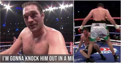 Tyson Fury predicted KO of Joey Abell mid-fight then went and did it