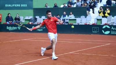 Resumen y resultado del España - Rumania de Copa Davis: Bautista y Alcaraz ponen todo de cara