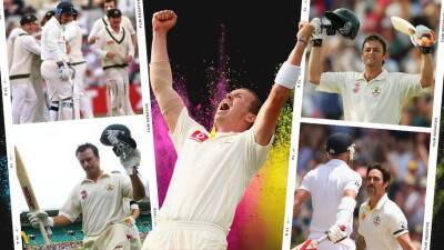 Ricky Ponting - Justin Langer - Michael Vaughan - Adam Gilchrist - Your vote for the best moment in men's Ashes cricket from the past 40 years - abc.net.au - Australia - county Johnson - county Mitchell