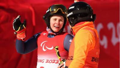 Winter Paralympics: Millie Knight and Brett Wild win downhill bronze