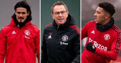 Manchester United transfer news LIVE Cavani and Sancho latest plus Manchester derby team news