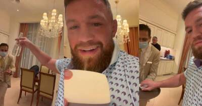 Conor McGregor criticised for demanding butler fetches him bottle of water