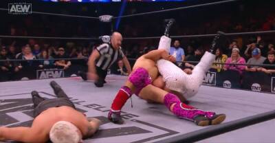 AEW Rampage Results: Guevara retains TNT Championship in chaotic triple threat match.