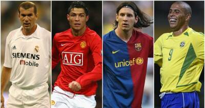 Messi, Ronaldo, Ronaldinho, Zidane: Fans rank the 25 best players of the 2000s
