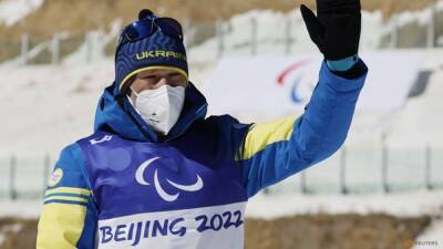 Ukraine athletes call for peace after medal haul on day one of Winter Games