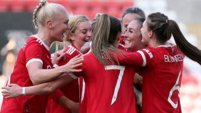 Alessia Russo - Katie Zelem - Ella Toone - Martha Thomas - Ona Batlle - Manchester United Women 4-0 Leicester City Women: Katie Zelem scores twice in comfortable win - bbc.com - Manchester -  Leicester