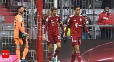Joshua Kimmich - Niklas Süle - Borussia Dortmund - Sven Ulreich - Bundesliga: Thomas Muller own goal helps Leverkusen claim draw at Bayern - timesofindia.indiatimes.com - Germany