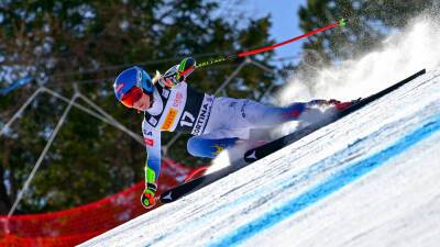 Mikaela Shiffrin finishes 2nd in super-G: 'I just enjoyed skiing'