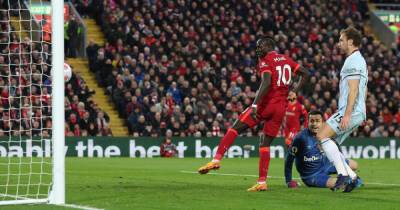 Sadio Mané sinks West Ham and keeps up Liverpool’s title pursuit
