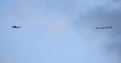 Kurt Zouma - Manuel Lanzini - A 'Cats Lives Matter' banner was flown over Anfield by a plane for West Ham match - msn.com - Manchester