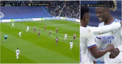Eduardo Camavinga just scored a stunner hit so cleanly that Pogba would have been proud