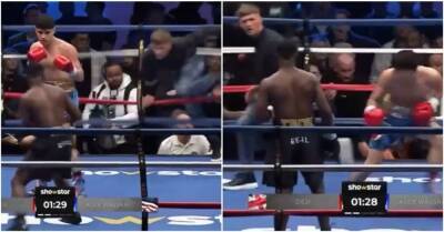 Jake Paul - Floyd Mayweather - Alex Wassabi - Deji vs Alex Wassabi: Fan storms the ring as KSI's brother suffers third boxing defeat - givemesport.com - Britain - Usa