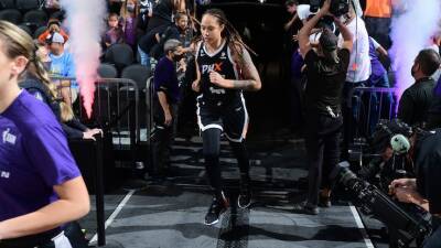 Phoenix Mercury - Brittney Griner - WNBA star Brittney Griner in custody in Russia after cannabis vaping oil allegedly found in luggage - abc.net.au - Russia - Ukraine - Usa - Washington - New York