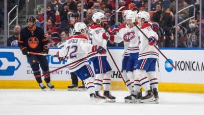 Nick Suzuki - Artturi Lehkonen - Leon Draisaitl - Evander Kane - Cole Caufield - Suzuki leads Canadiens over Oilers - tsn.ca - county Kane