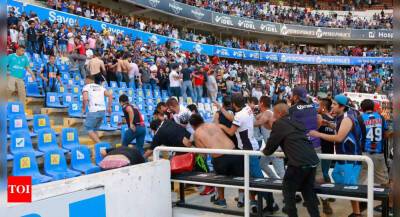 22 wounded in violence at Mexican football match - timesofindia.indiatimes.com - Mexico