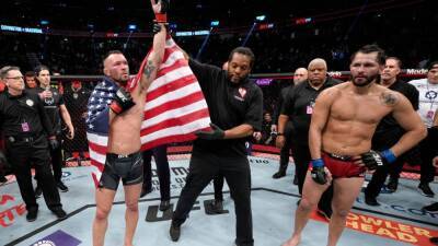 Jorge Masvidal - Colby Covington - Dustin Poirier - UFC 272 results: Colby Covington claims victory in rivalry with Jorge Masvidal - espn.com -  Las Vegas - state Louisiana