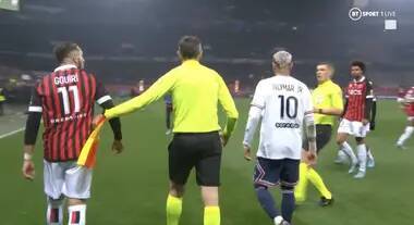 Neymar Gets Fully 'Rattled' By Amine Gouiri's Showboating Rainbow Flick In PSG's Shock Defeat To Nice - sportbible.com - France -  Santiago