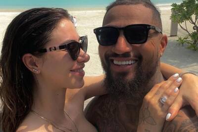 La sugerente imagen con la que Valentina Fradegrada ha felicitado a Prince Boateng