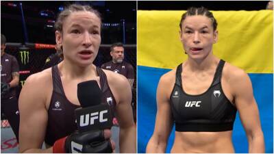 Jorge Masvidal - Colby Covington - Ukraine’s Maryna Moroz gives emotional interview after UFC 272 victory - givemesport.com - Russia - Ukraine - Kazakhstan