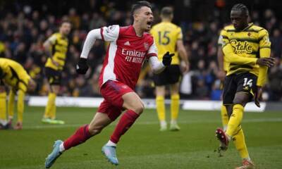 Gabriel Martinelli - Aaron Ramsdale - Roy Hodgson - Emmanuel Dennis - Martin Ødegaard - Gabriel Martinelli sends Arsenal fourth despite Watford fightback - theguardian.com - Norway