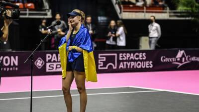 Ukrainian Dayana Yastremska beaten by Zhang Shuai comeback at Lyon Open, pays tribute to compatriots - eurosport.com - France - Ukraine - Usa - China