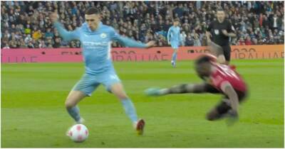 Man City's Phil Foden bulldozed Aaron Wan-Bissaka in Premier League win vs Man Utd