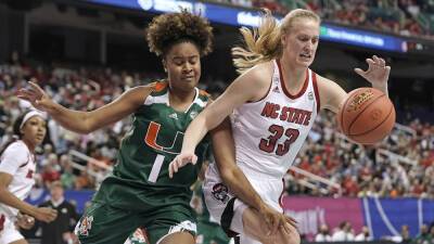 No. 3 NC State women top Miami for 3rd straight ACC title