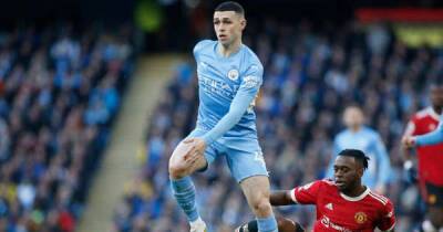 Phil Foden showed no mercy by bulldozing Aaron Wan-Bissaka all the way to Old Trafford