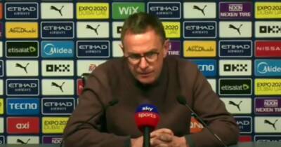 Ralf Rangnick shows Manchester United frustration as he hits back at Roy Keane over Cristiano Ronaldo comments