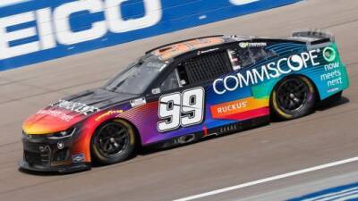 Kyle Larson - Daniel Suarez - Ross Chastain - Daniel Suarez seeks to shake off Fontana near-miss - nbcsports.com -  Las Vegas