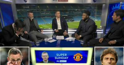Micah Richards and Gary Neville in HEATED row over Man United manager